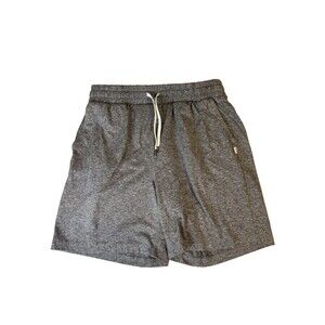FEAT Mens Medium Gray Cotton Shorts Athletic Lounge Gym Casual Shorts EUC